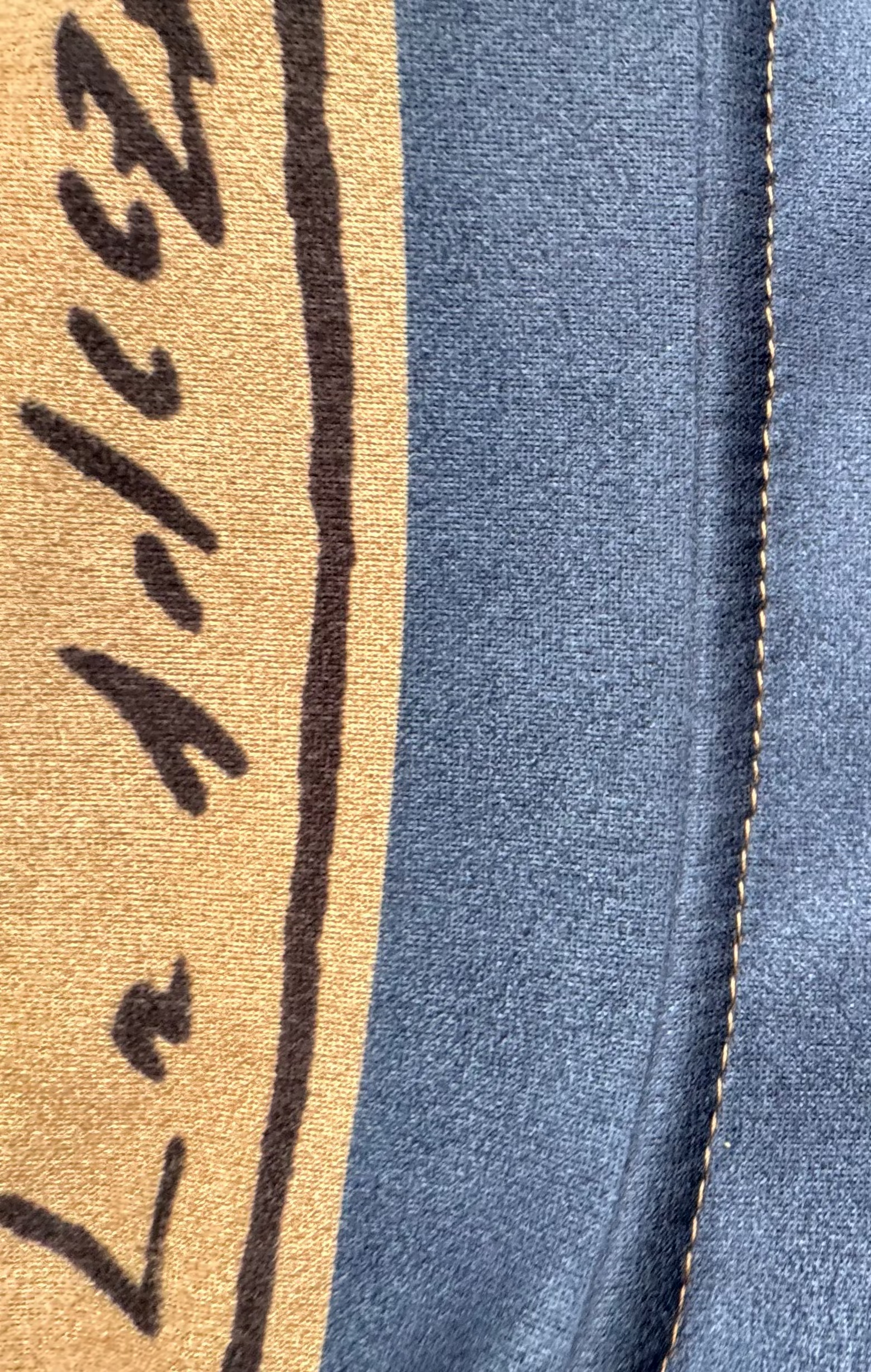 Italian Watercolour  Asymmetric Brushed Suede Feel Jacket Top-NAVY BLUE - Made in Italy Outerwear, O/S