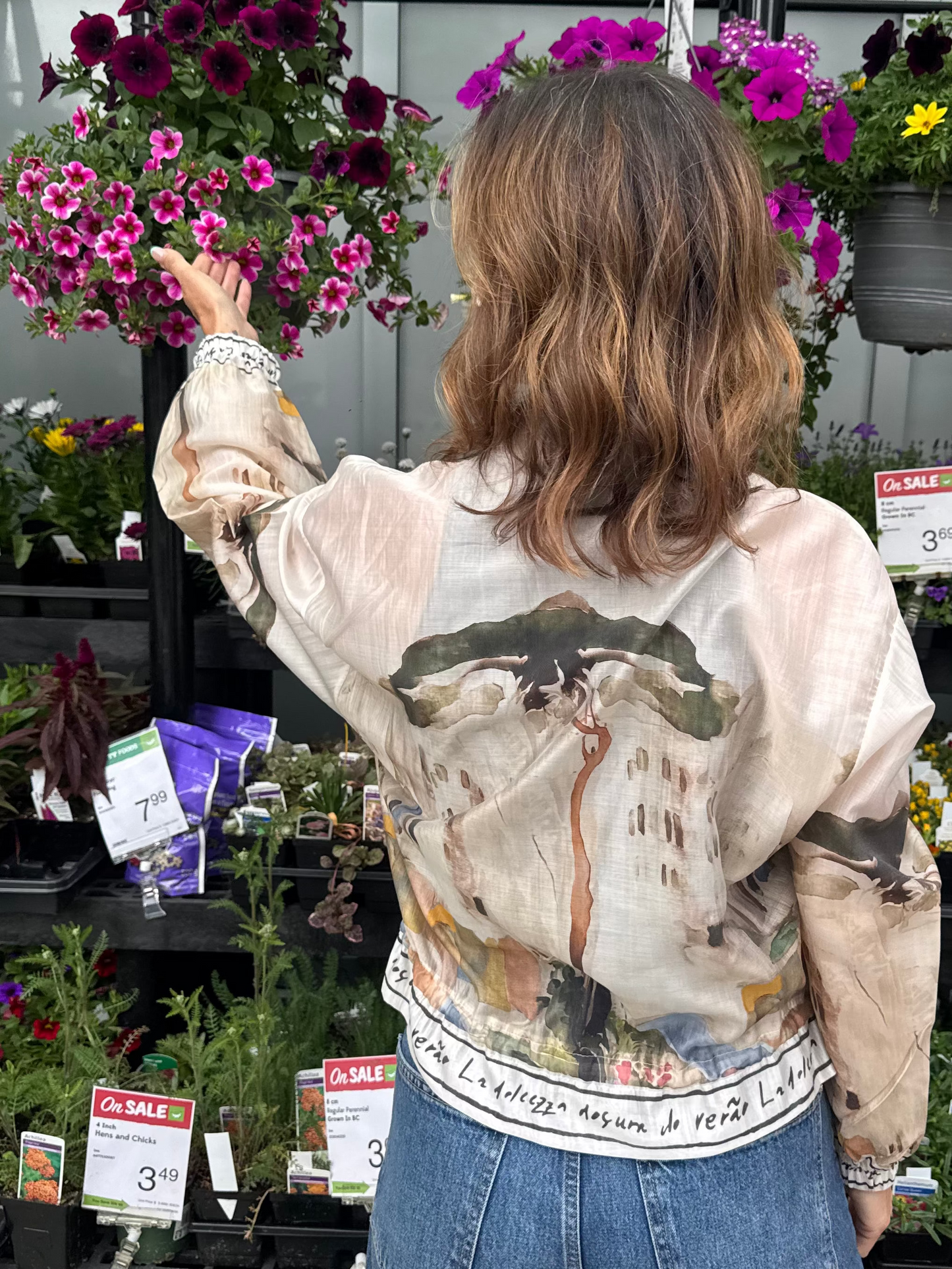 Italian Viscose Sheer Bomber Style Jacket-White